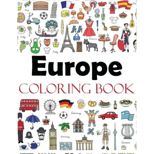 Europe Coloring Book