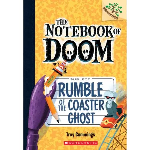 Rumble of the Coaster Ghost: A Branches Book (the Notebook of Doom #9): Volume 9