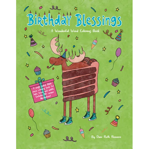 Birthday Blessings: A Wonderful Word Coloring Book