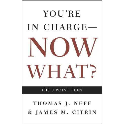 You're in Charge, Now What?: The 8 Point Plan