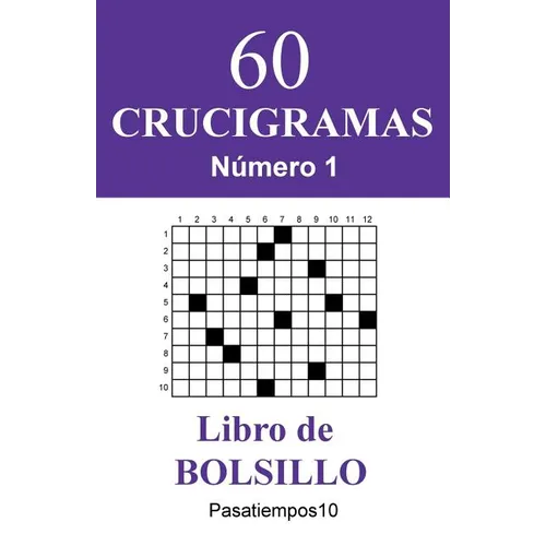 60 Crucigramas Libro de Bolsillo - N. 1