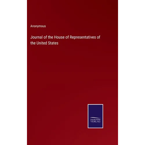Journal of the House of Representatives of the United States