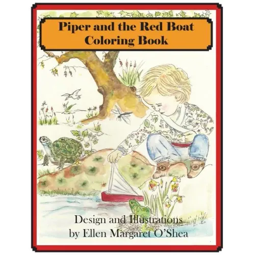 Piper and the Red Boat Coloring book