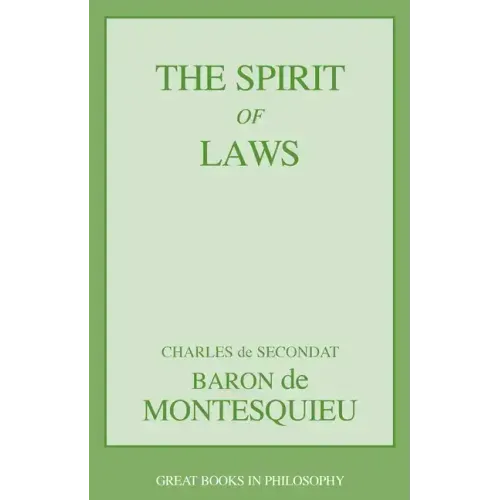 The Spirit of Laws