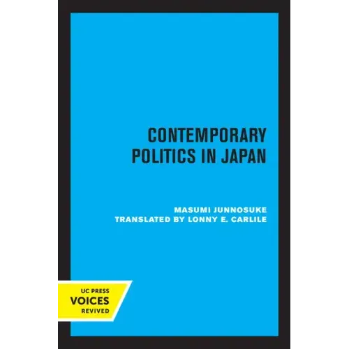 Contemporary Politics in Japan
