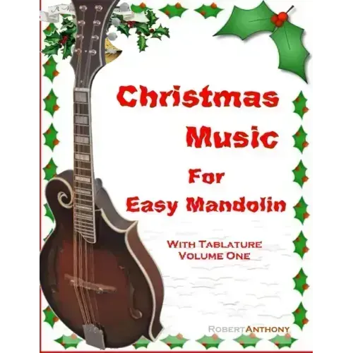 Christmas Music for Easy Mandolin with Tablature