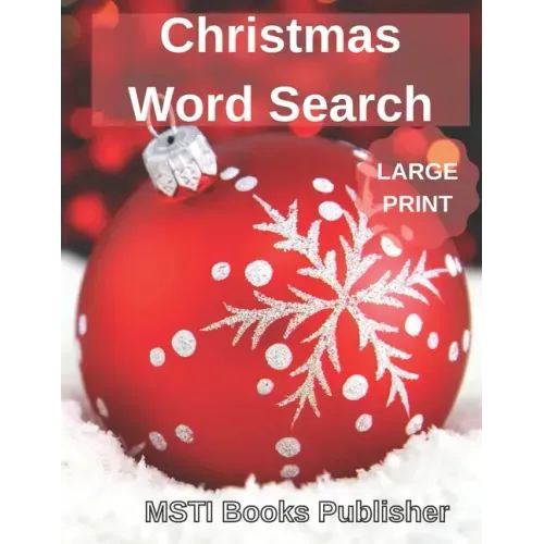 Christmas Word Search Large Print: Over 400 Christmas Words in Brain Games Word Search for Adults and Kids