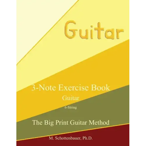 3-Note Exercise Book: Guitar