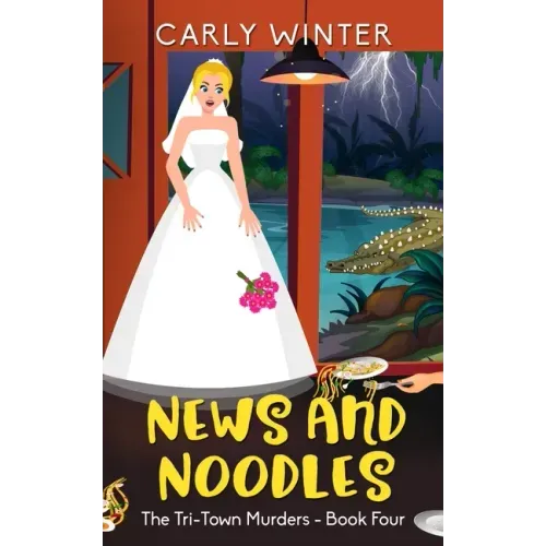 News and Noodles: A small town cozy mystery (Large Print)