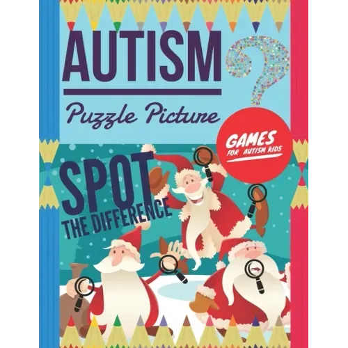 Autism Puzzle Picture: Spot the Difference, Games for Autism Kids, Hidden pictures for kids, 6 differences between two pictures with answers,