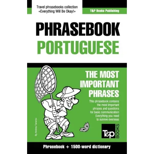 English-Portuguese phrasebook and 1500-word dictionary