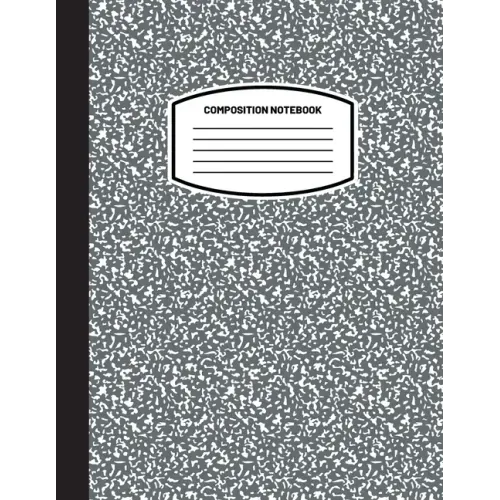 Classic Composition Notebook: (8.5x11) Wide Ruled Lined Paper Notebook Journal (Charcoal Gray) (Notebook for Kids, Teens, Students, Adults) Back to