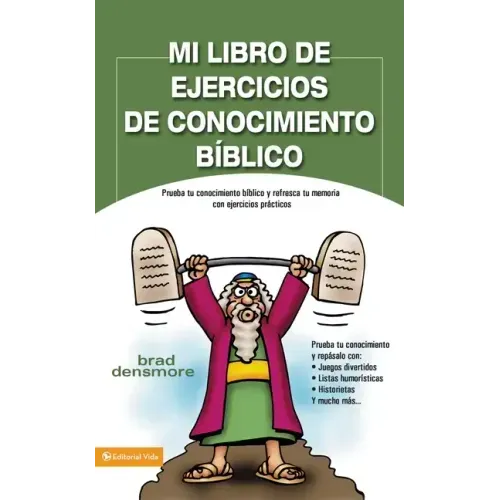 Mi Libro de Ejercicios de Conocimiento Biblico: Prueba Tu Conocimiento Biblico y Refresca Tu Memoria Con Ejercicios Practicos = Zondervan's Great Bibl