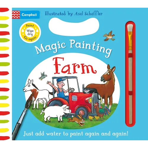 Farm Magic Painting: Just Add Water to Paint Again and Again!