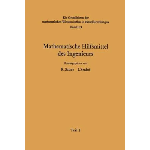 Mathematische Hilfsmittel Des Ingenieurs