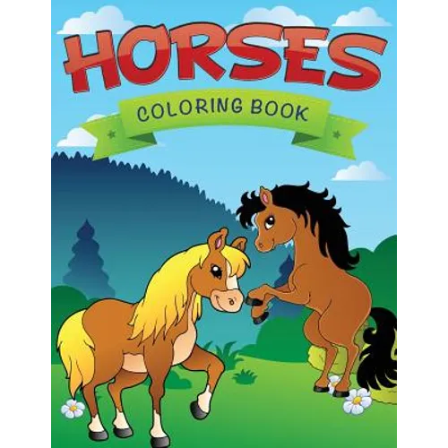 Horses Coloring Book
