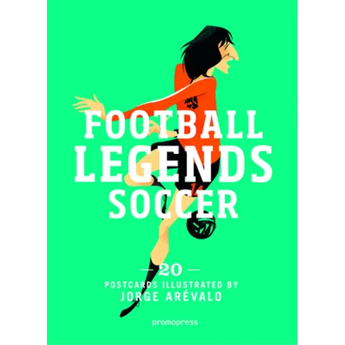 Soccer Legends: 20 Postcards Book
