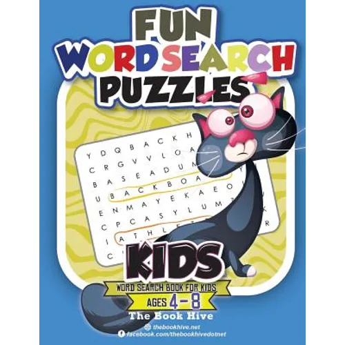 Fun Word Search Puzzles Kids: Word Search Books for Kids Ages 4-8