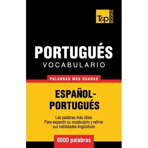 Vocabulario español-portugués - 9000 palabras más usadas