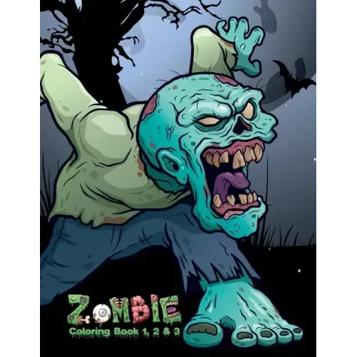 Zombie Coloring Book 1, 2 & 3