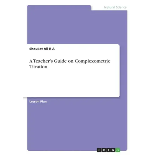 A Teacher's Guide on Complexometric Titration