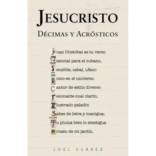 Jesucristo: Décimas y Acrósticos