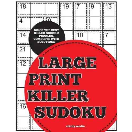 Killer Sudoku Large Print