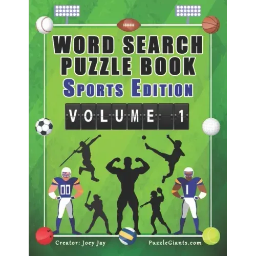 Word Search Puzzle Book Sports Edition Volume 1