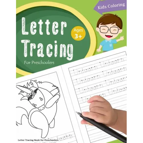 Letter Tracing Book for Preschoolers: Letter Tracing Books for Kids Ages 3-5, Letter Tracing Workbook, Alphabet Writing Practice.Learning the easy wor