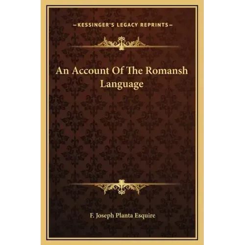 An Account of the Romansh Language