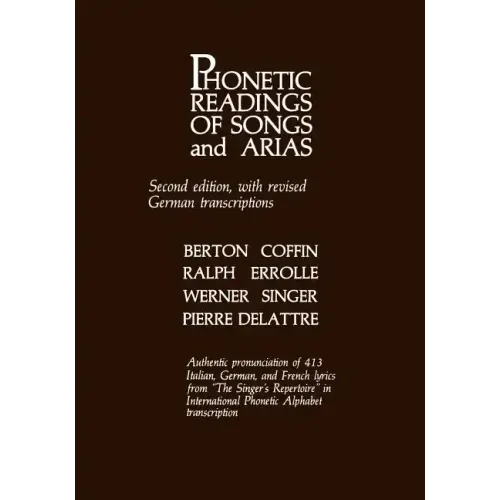 Phonetic Readings of Songs and Arias