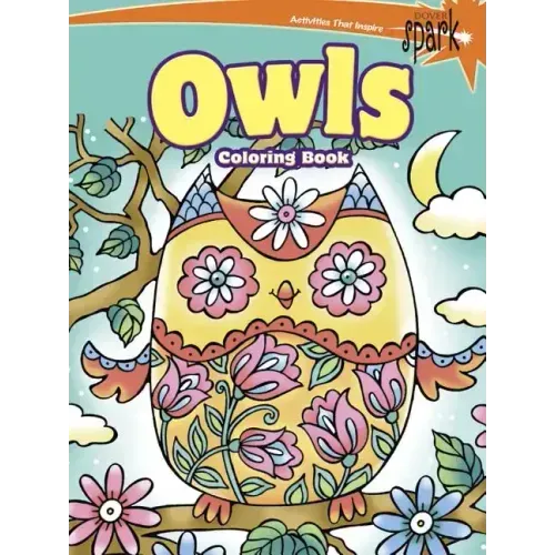 Spark Owls Coloring Book