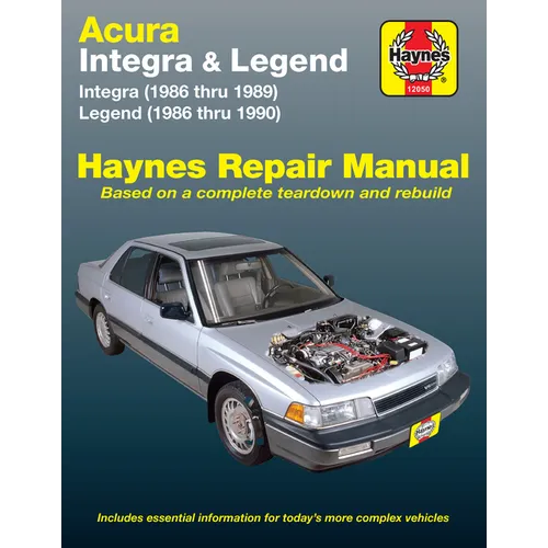 Acura Integra 1986-89 & Legend 1986-90