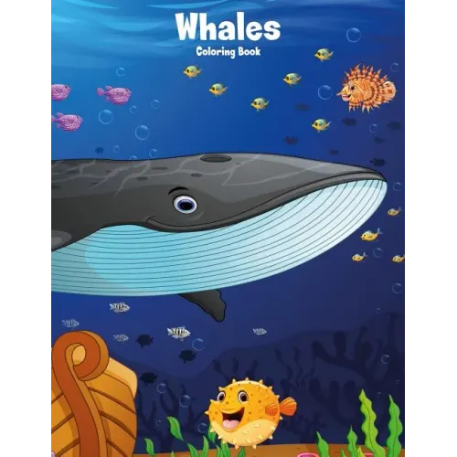 Whales Coloring Book 1