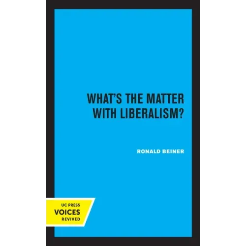 What's the Matter with Liberalism?
