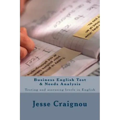 Business English Test & Needs Analysis: Testing and assessing levels in English