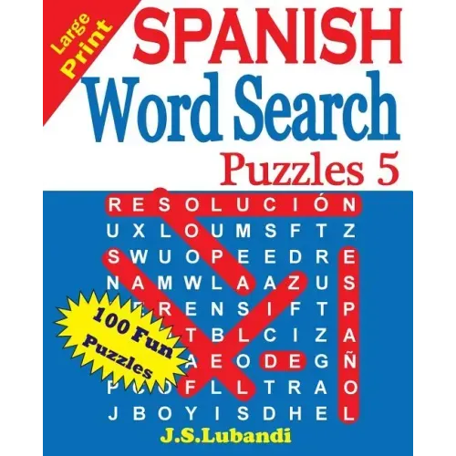 Large Print SPANISH Word Search Puzzles 5