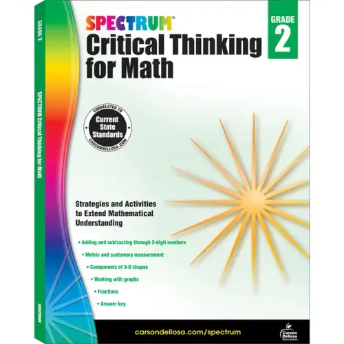 Spectrum Critical Thinking for Math, Grade 2: Volume 44
