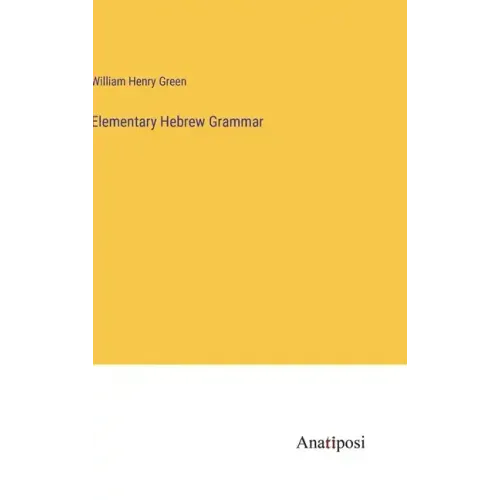 Elementary Hebrew Grammar