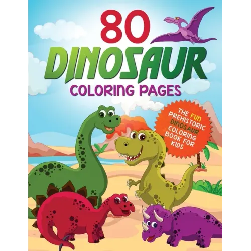 Jumbo Dinosaur Coloring Book