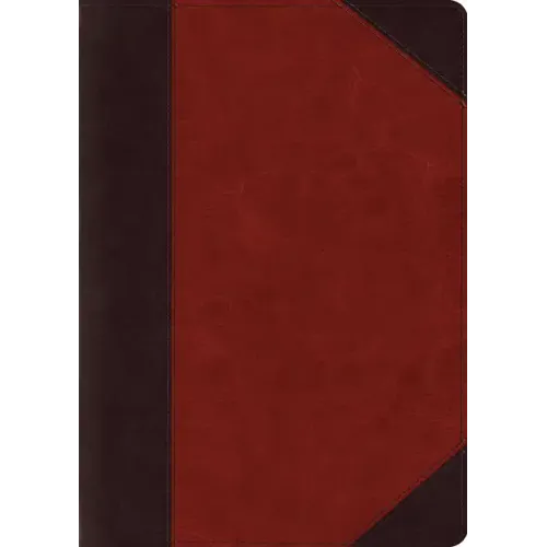 ESV Study Bible, Large Print (Trutone, Brown/Cordovan, Portfolio Design)