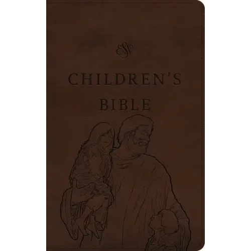 ESV Children's Bible (Trutone, Brown, Let the Children Come Design)