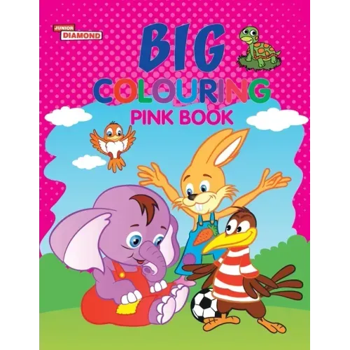 Big Colouring Pink Book for 5 to 9 years Old Kids Fun Activity and Colouring Book for Children