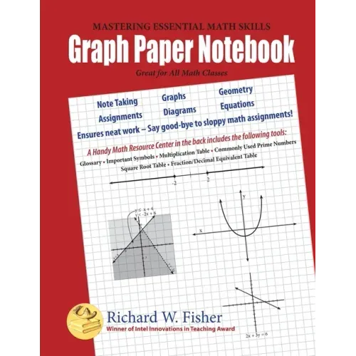 Graph Paper Notebook: Great for All Math Classes