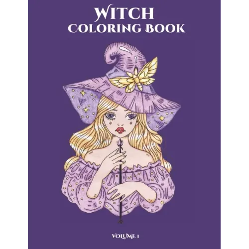Witch Coloring Book: Mindfulness Coloring Undergoing (Volume 1)