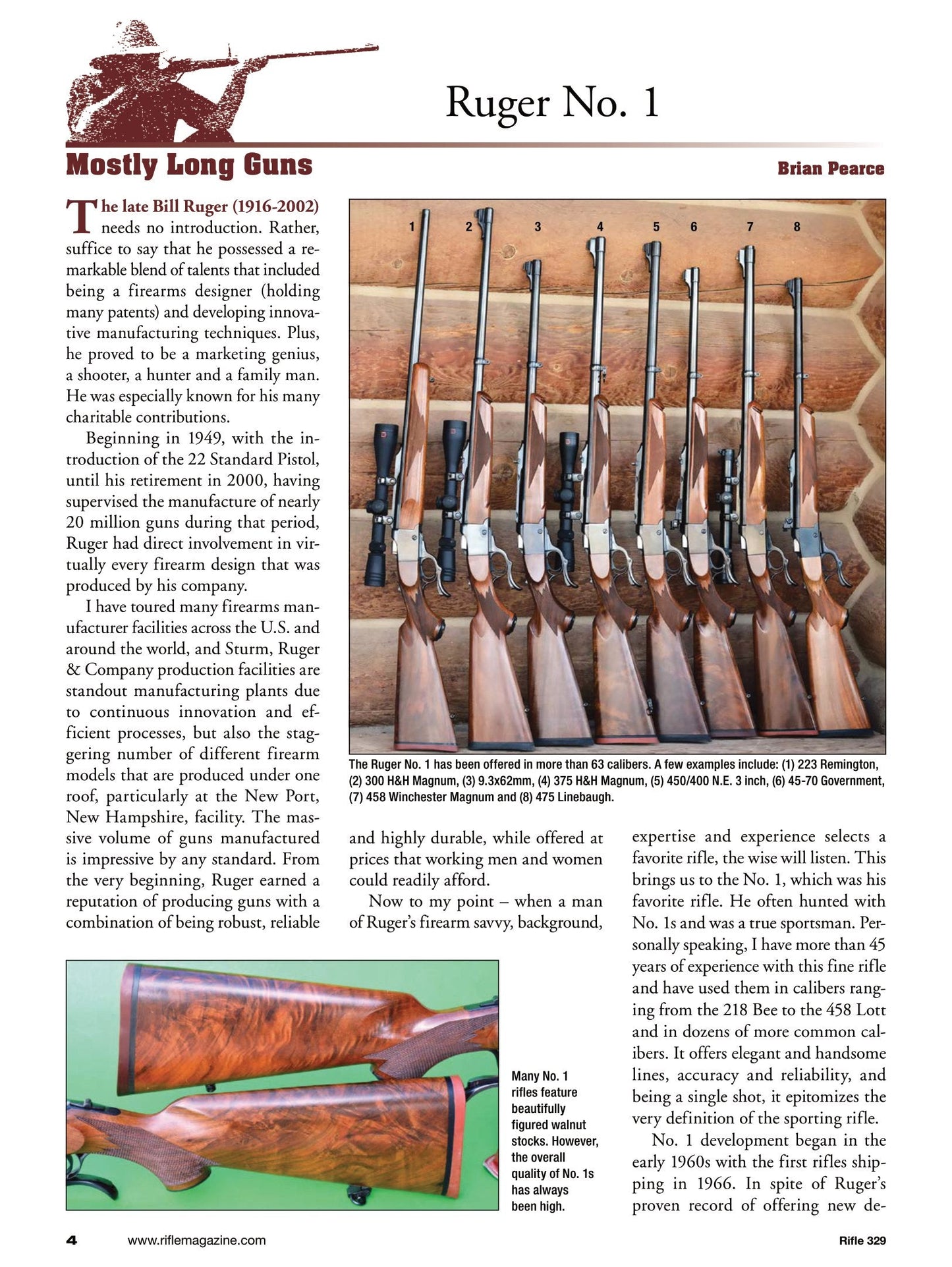 Rifle July 2023 - The Sporting Firearms Journal: Covering Rifles From The 1800s To Modern Rifles, Sporterized Rifles, Modern Hunting Rifles, Long Range Rifles & More