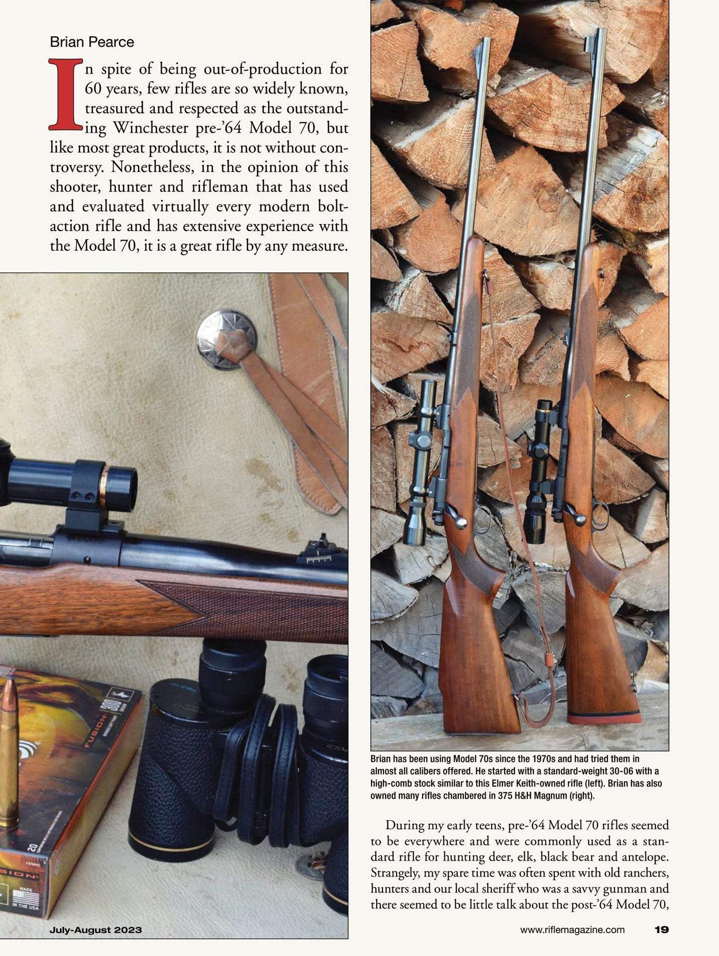 Rifle July 2023 - The Sporting Firearms Journal: Covering Rifles From The 1800s To Modern Rifles, Sporterized Rifles, Modern Hunting Rifles, Long Range Rifles & More