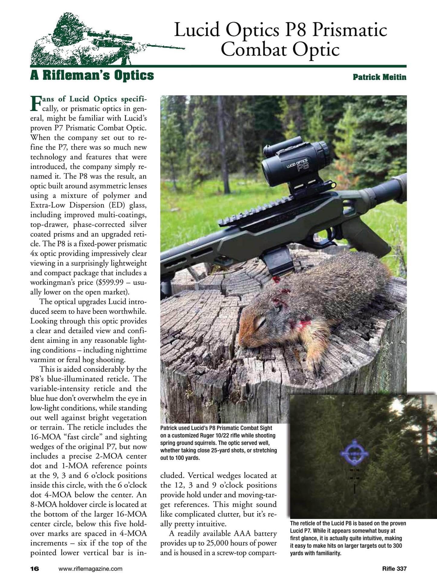 Rifle - November 2024: Palmetto State Armory PA-15 Multi, New Model 2020 Boundary, 22 Long Rifle At 300 Yards, Marlin's New 336: As Good Or Better?, X-Bolt 2 Hunter 243 Winchester & More!
