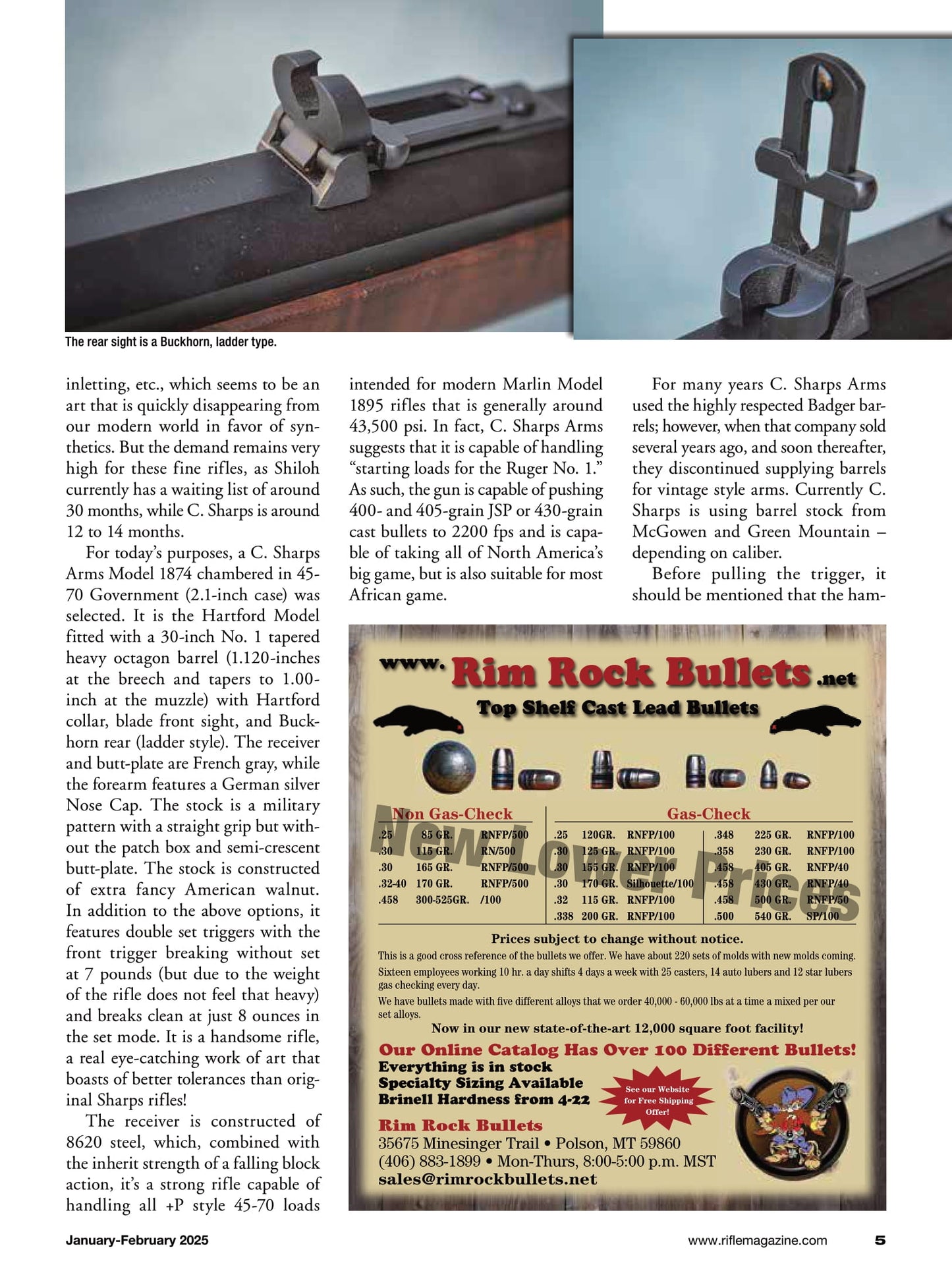 Rifle - January 2025: Everything You Need To Know About Suppressors, Jarrett Rifles 257 Weatherby, Swarovski NL Pure 14x52 Binoculars, Final Work On The Model 52C Winchester, Product Reviews & More!