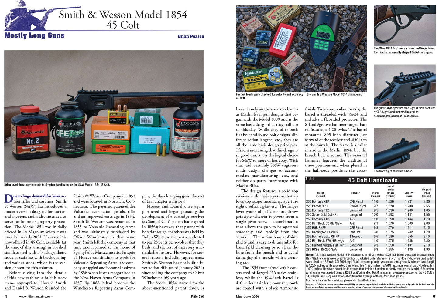 Rifle - May 2025: The Great Debate: Control Round Feed vs. Push Feed Bolt Actions, Rifle Suppressors, SIG Sauer MPX PCC, Benelli Lupo HPR In 308 Winchester, 22 Creedmoor In South Africa & More!
